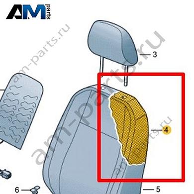 Наполнитель спинки Volkswagen id-Buzz 2023-2024 1T3881775FКупить наполнитель спинки 1T3881775F на Фольксваген id-Buzz 2023-2024- выгодные цены